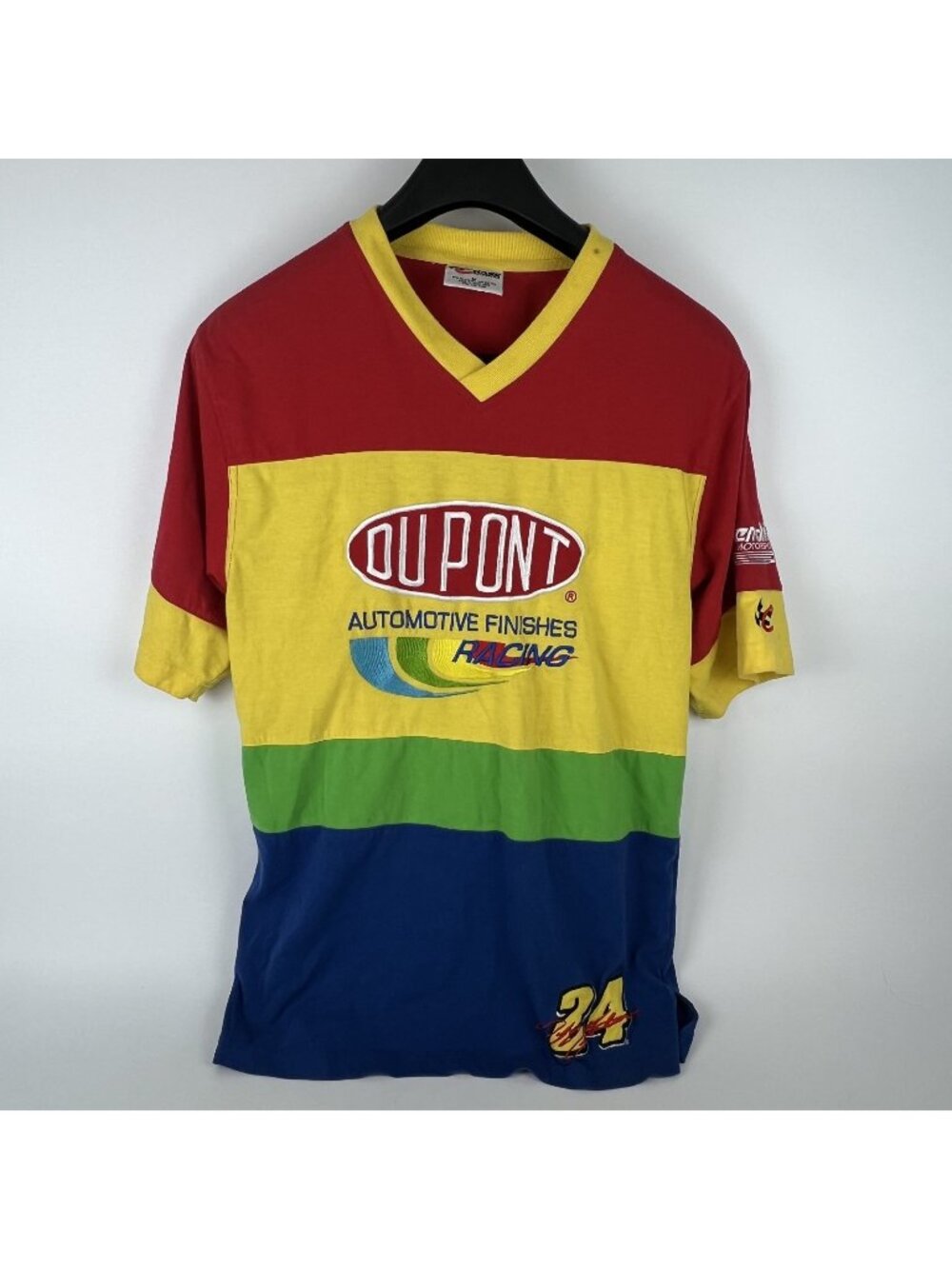 Vintage Jeff Gordon 24 DuPont Racing Shirt Men’s M Chase Authentics Embroidered